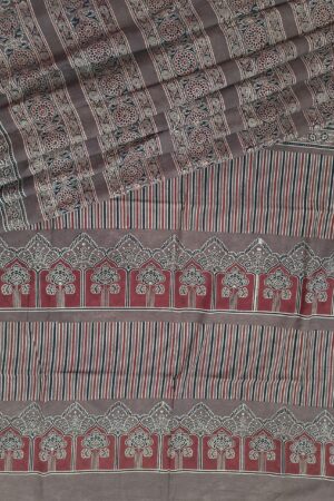 Cotton Ajrakh saree