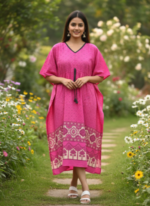 Cotton Kaftan malti colors