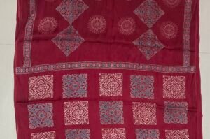 ajrakh saree modal premium