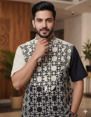 ajrakh kala cotton shirt