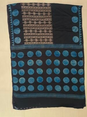 Modal ajrakh block prints sare